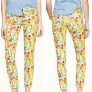 J CREW  Liberty Toothpick Jean in Tresco Floral 27